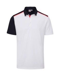 PING MACK POLO WEISS/NAVY...