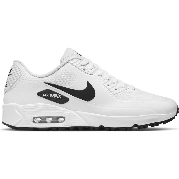 NIKE AIR MAX 90 G WEIB SCHWARZ HERRENSCHUH Nike Golfschuhe fur Herren The Golf Square