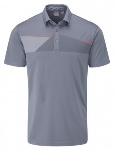 PING HOLTEN POLO SHIRT GREY...