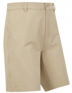 FootJoy Mens Pleated Golf Shorts Khaki - 24075