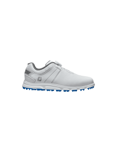 FOOTJOY PRO SL JUNIOR BOA BLANC GRIS CHAUSSURES JUNIOR