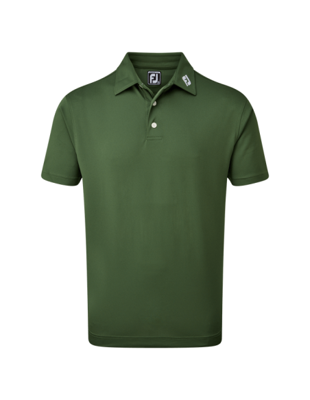FOOTJOY STRETCH PIQUE SOLID COLOUR ATHLETIC FIT GOLF POLO SHIRT