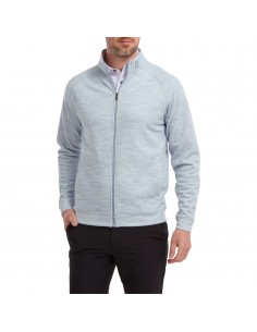 JERSEY GOLF CUELLO DE PICO GRIS JASPEADO CLIMA TEMPLADO PARA HOMBRE