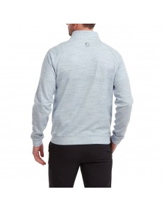 JERSEY GOLF CUELLO DE PICO GRIS JASPEADO CLIMA TEMPLADO PARA HOMBRE