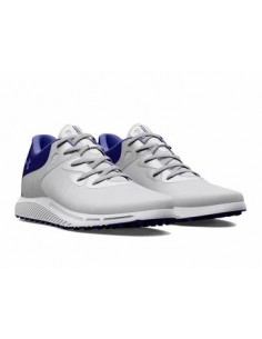 Women's Charged Breathe 2 Knit SL Spikeless Golf Shoe - Grey, UNDER ARMOUR
