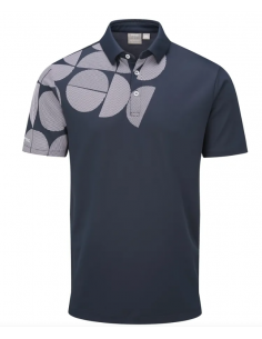 PING ELEVATION POLO BLEU -...