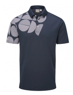 PING ELEVATION POLO BLUE -...
