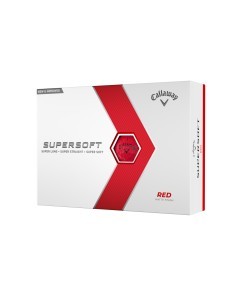 CALLAWAY SUPERSOFT ROT - BÄLLE