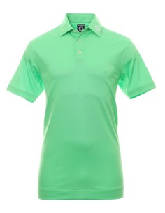 FootJoy Athletic Fit Stretch Pique Solid Gingham Trim Polo - Orchid